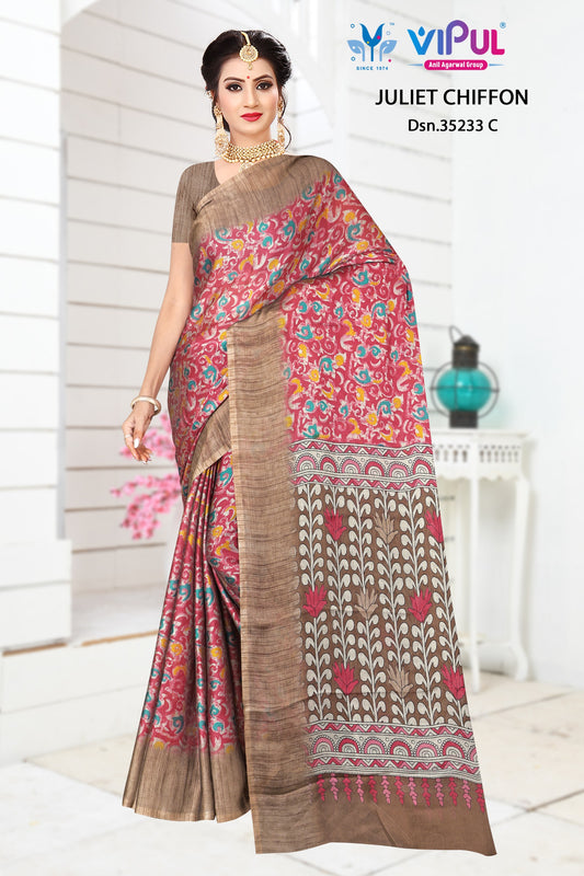 35233-C Juliet Vipul Chiffon Sarees