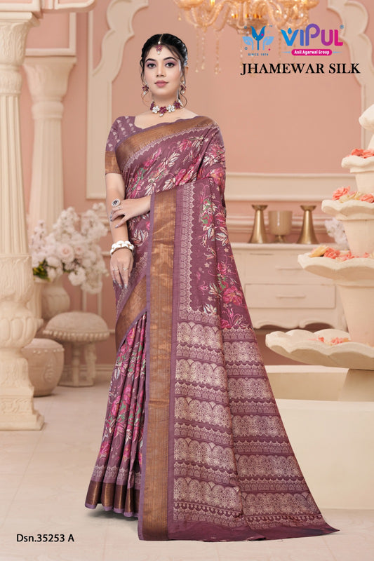 35253-A Jhamewar Vipul Silk Sarees