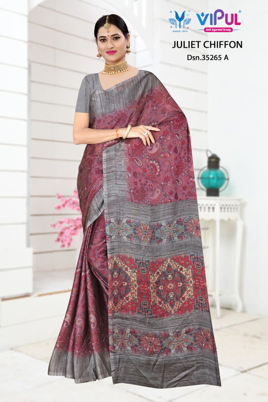 35265-A Juliet Vipul Chiffon Sarees