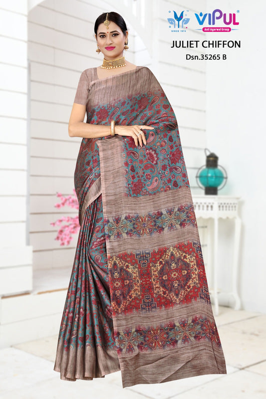 35265-B Juliet Vipul Chiffon Sarees