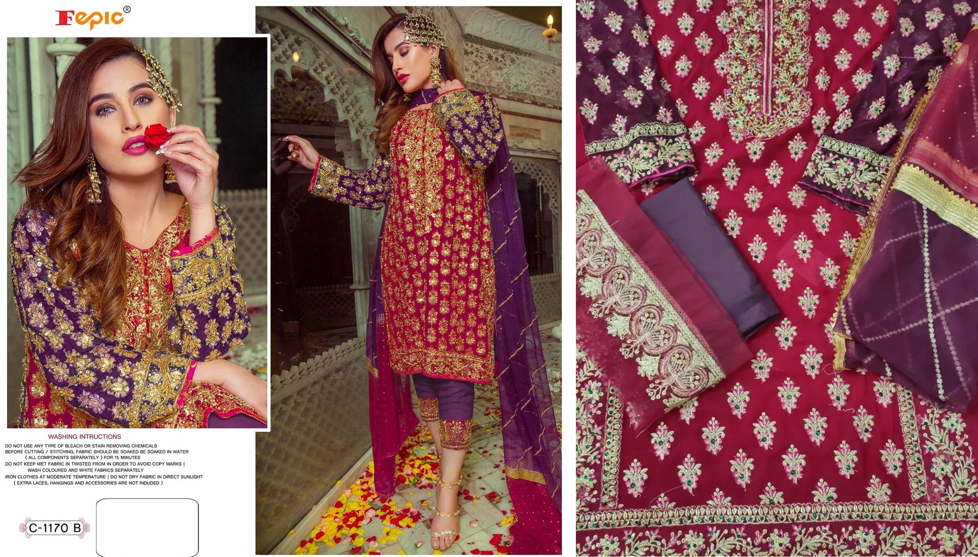 C-1170-B Fepic Pakistani Salwar Suits