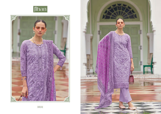 3531 Bin Saeed Vol 15 Jihan Print Pakistani Salwar Suits