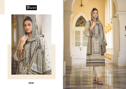 3536 Bin Saeed Remix Vol 3 Jihan Cut Work Pakistani Salwar Suits