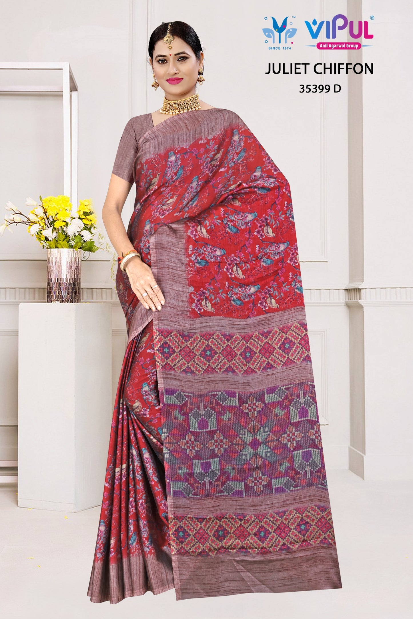 35399-D Juliet Vipul Chiffon Sarees