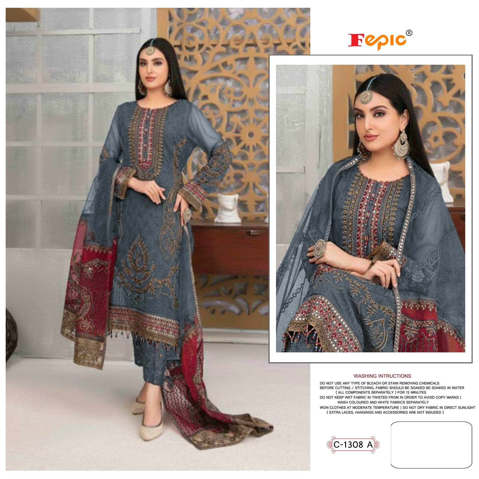 C-1308-A Fepic Pakistani Salwar Suits
