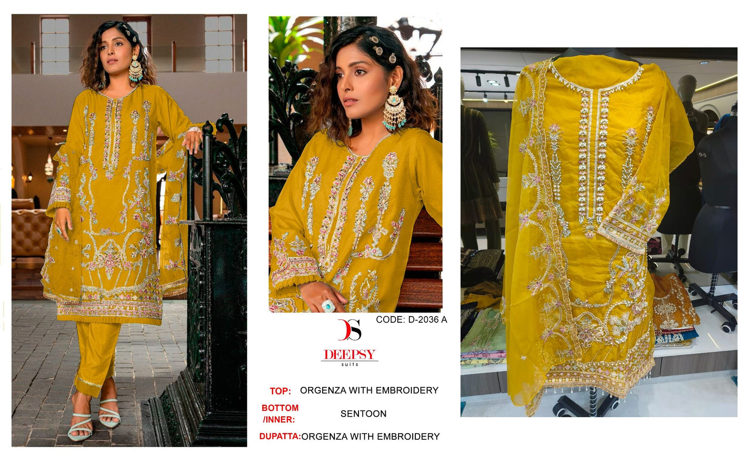 2036A Deepsy Pakistani Salwar Suits