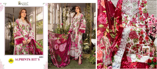 6001 M Print Hits Hazzel Pakistani Salwar Suits