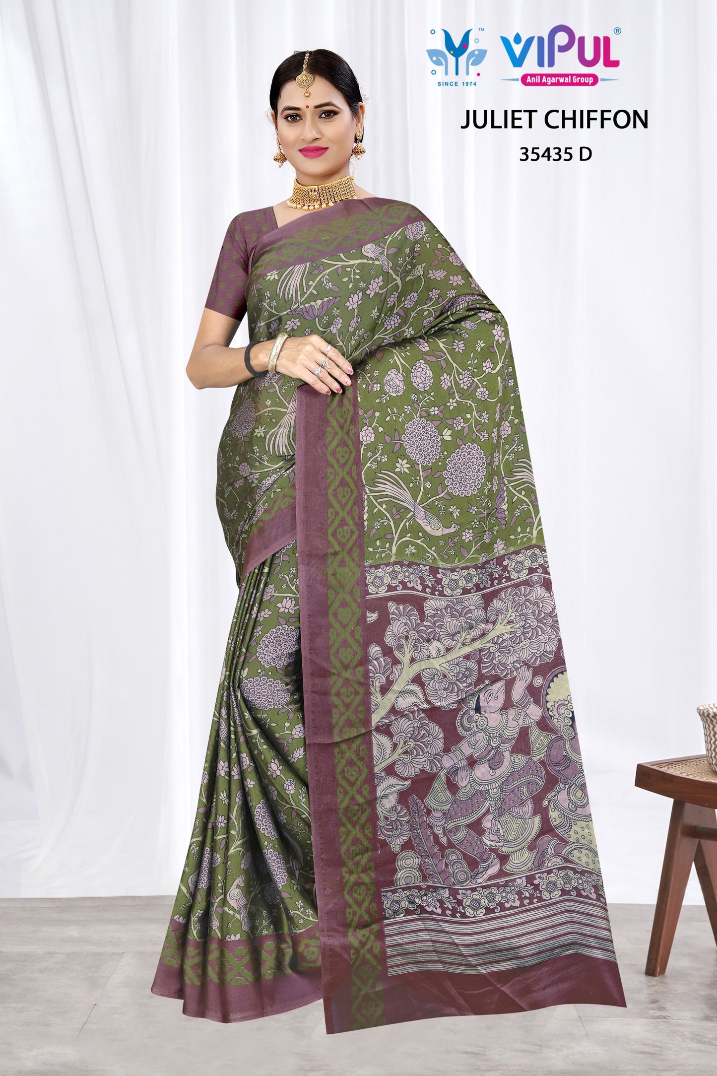 35435-D Juliet Vipul Chiffon Sarees