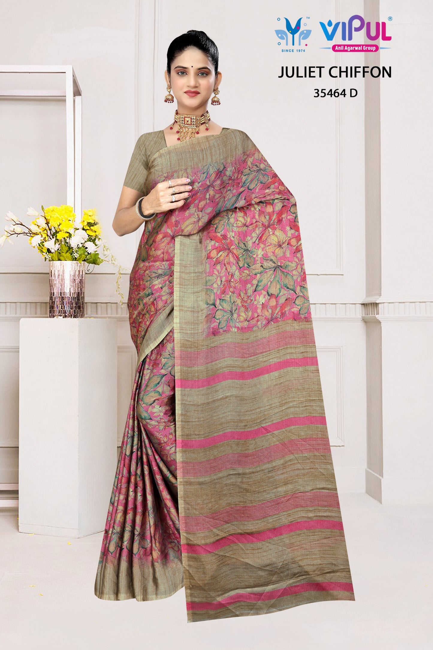 35464-D Juliet Vipul Chiffon Sarees
