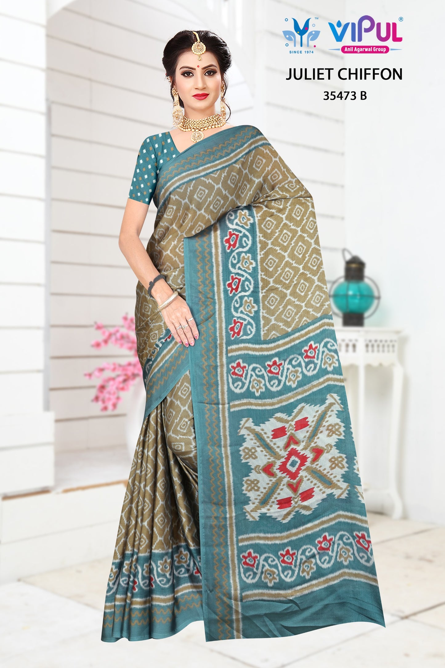 35473-B Juliet Vipul Chiffon Sarees