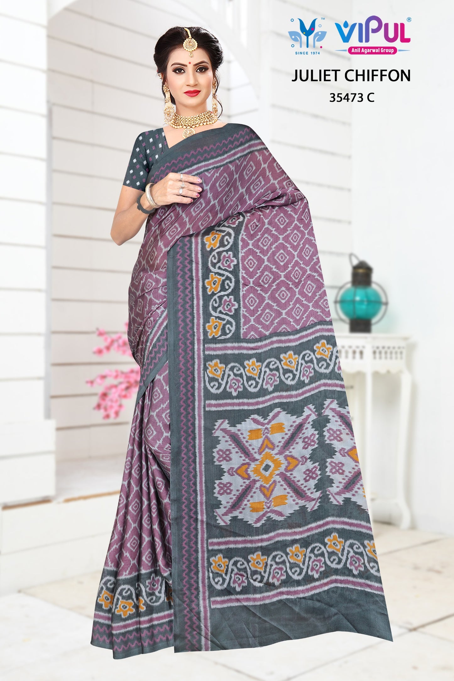 35473-C Juliet Vipul Chiffon Sarees