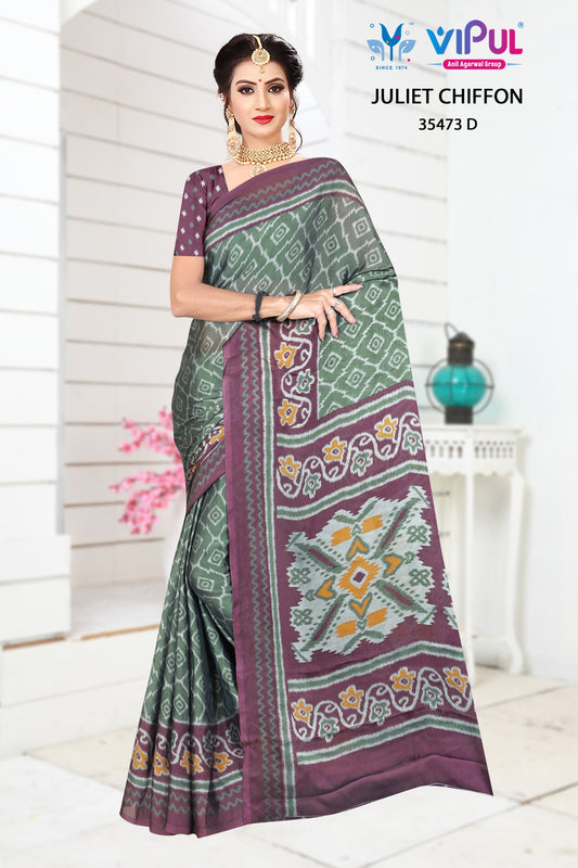 35473-D Juliet Vipul Chiffon Sarees