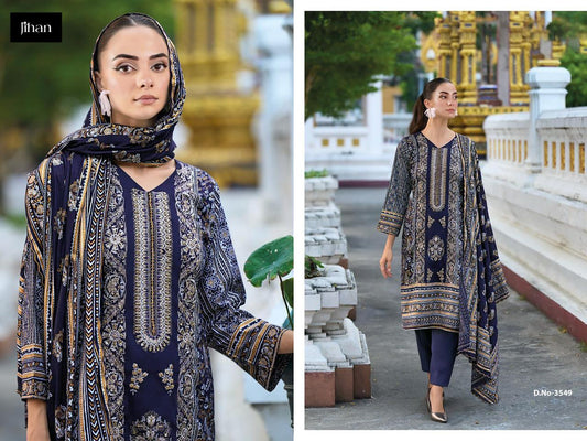 3549 Jihan Emroidery Pakistani Salwar Suits