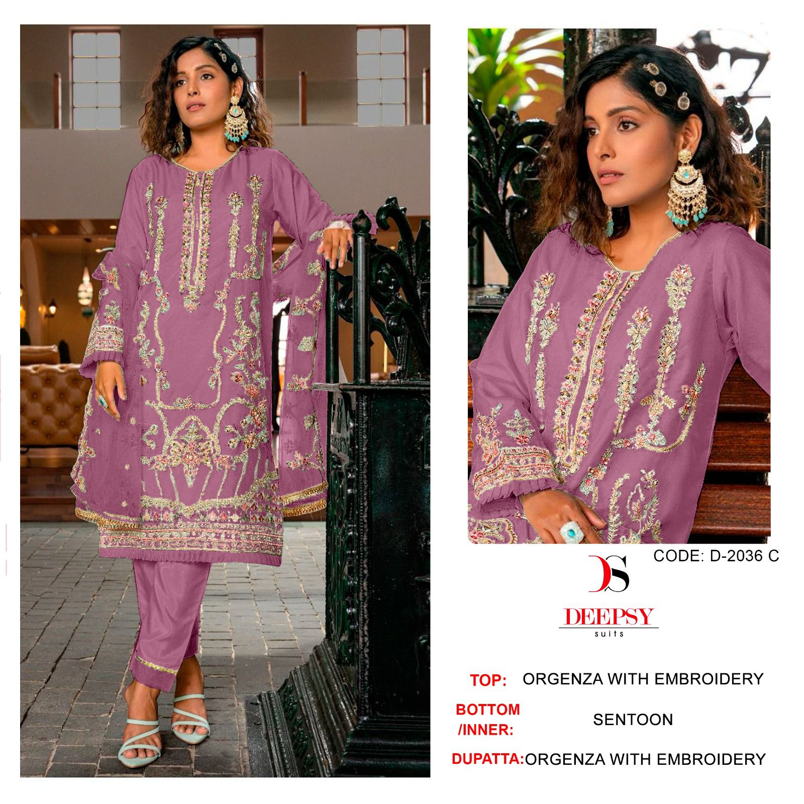 2036C Deepsy Pakistani Salwar Suits