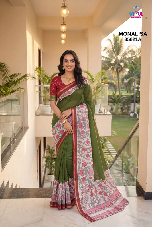 35621-A Vipul Mal Cotton Sarees