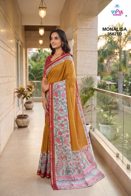 35621-D Vipul Mal Cotton Sarees