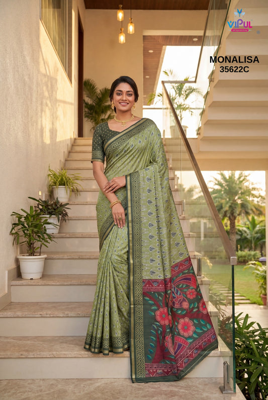 35622-C Vipul Mal Cotton Sarees