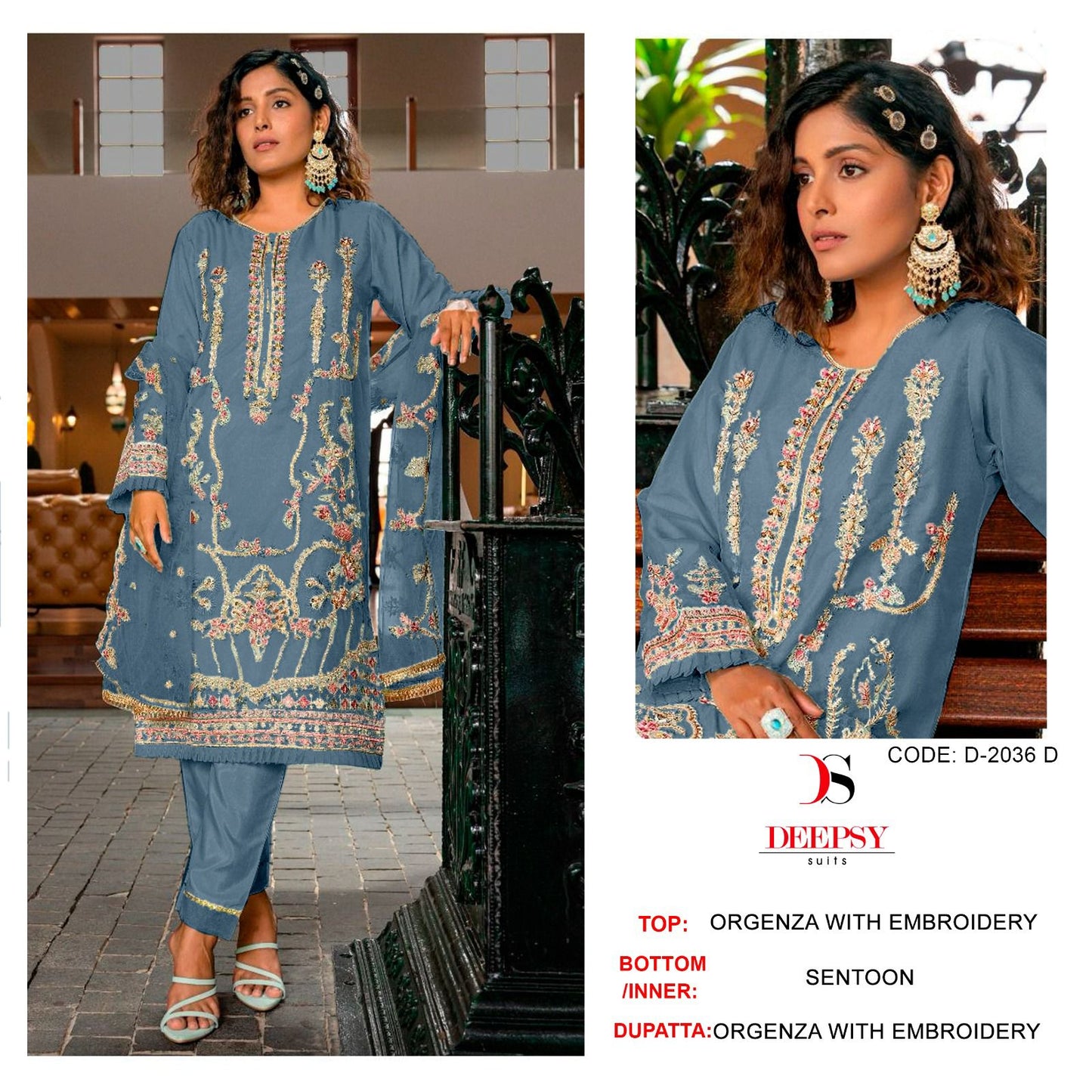 2036D Deepsy Pakistani Salwar Suits