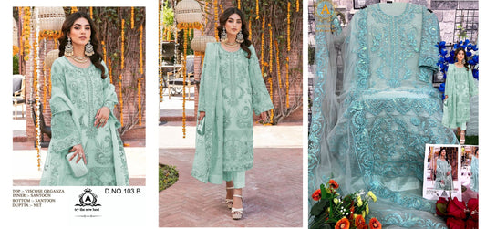 103B Amena B Pakistani Salwar Suits