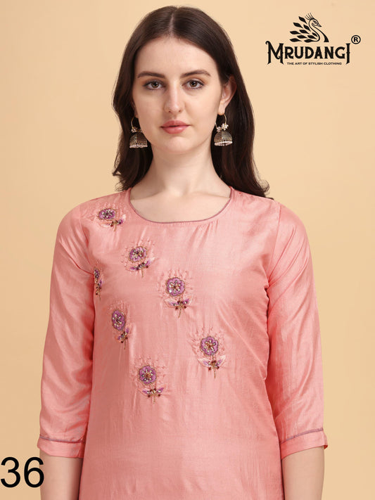 36-Noor Mrudangi Dola Silk Kurti