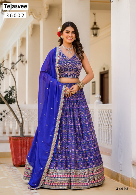 36002 Agnidhara Tejasvee Handwork Readymade Lehenga Choli