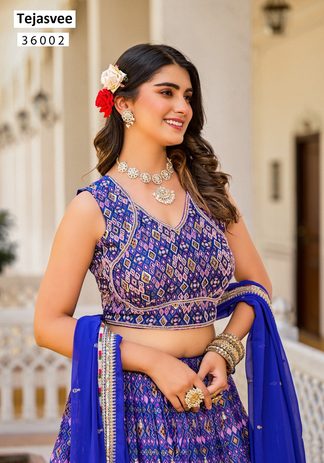 36002 Agnidhara Tejasvee Handwork Readymade Lehenga Choli