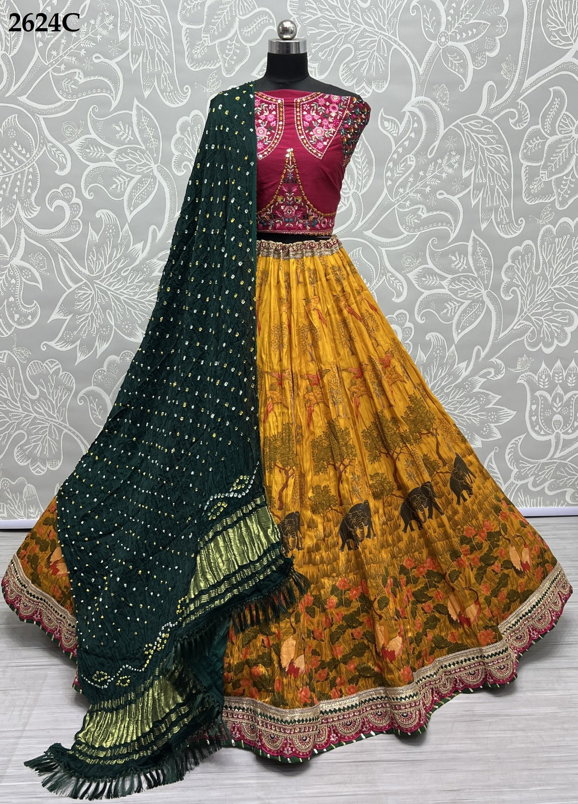 2624C Anjani Art Lehenga Choli