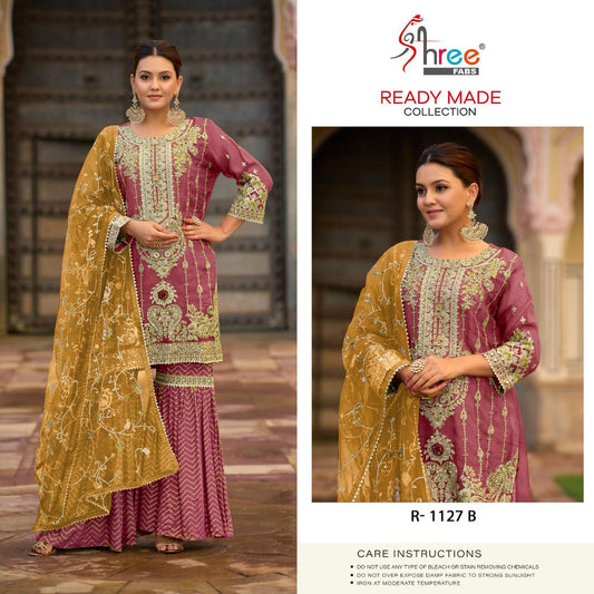 R-1127-B Shree Fabs Pakistani Readymade Suits