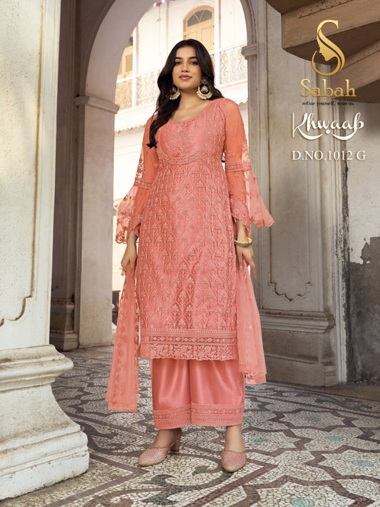 1012G Khwaab Sabah Unstitched Suits