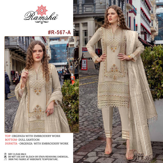 567-A Ramsha Pakistani Salwar Suits