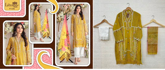 1336 Laxuria Trendz Pakistani Readymade Suits