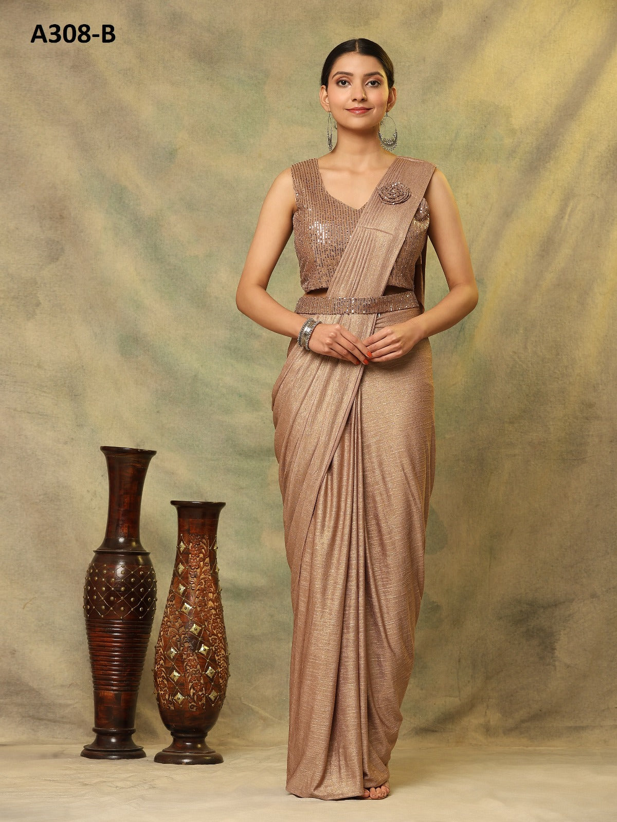 308B Amoha Ready To Wear Saree