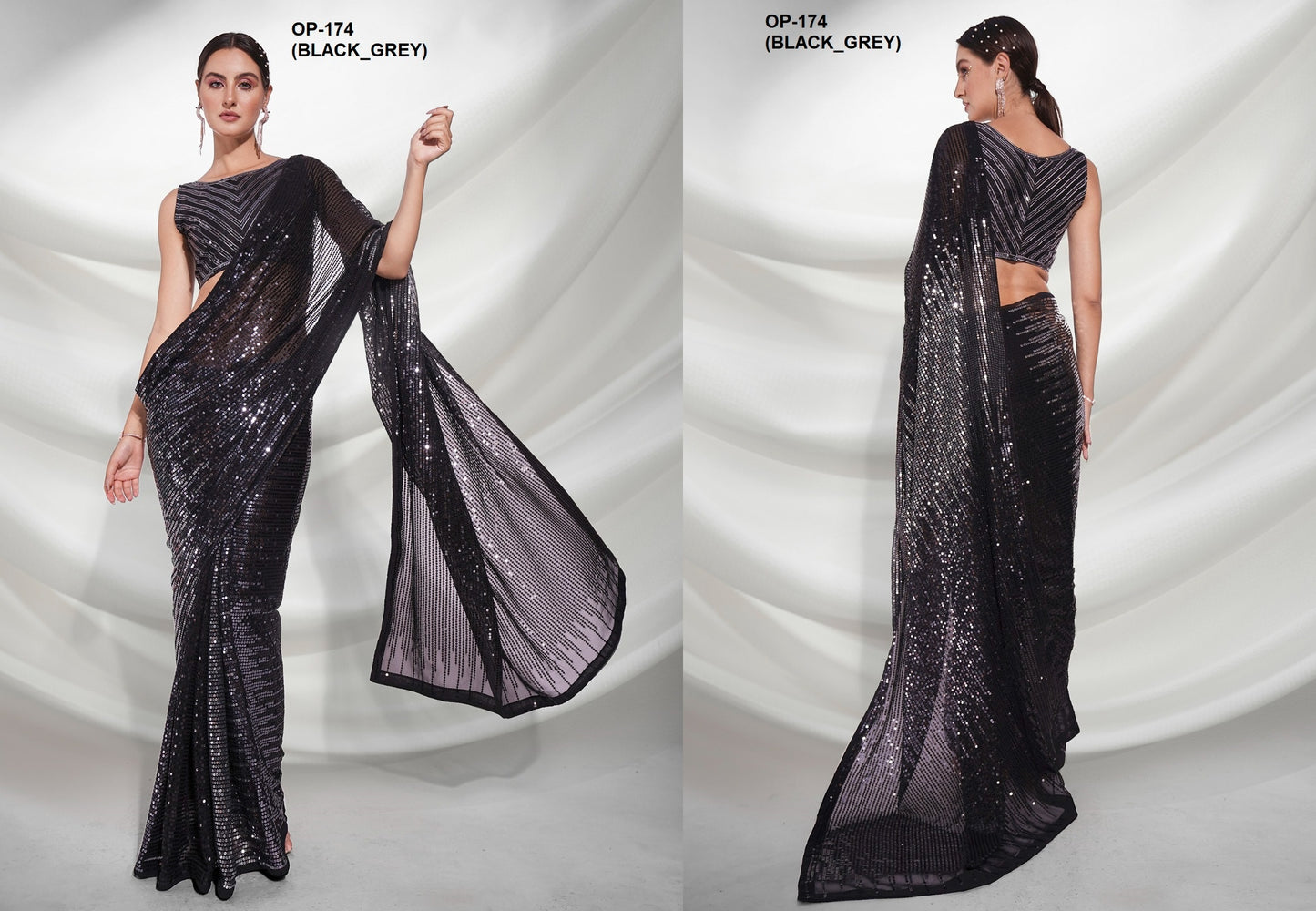 174 Black Laxminam Sarees