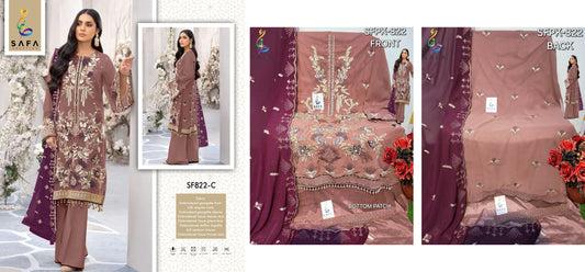 822C Safa Creation Pakistani Salwar Suits