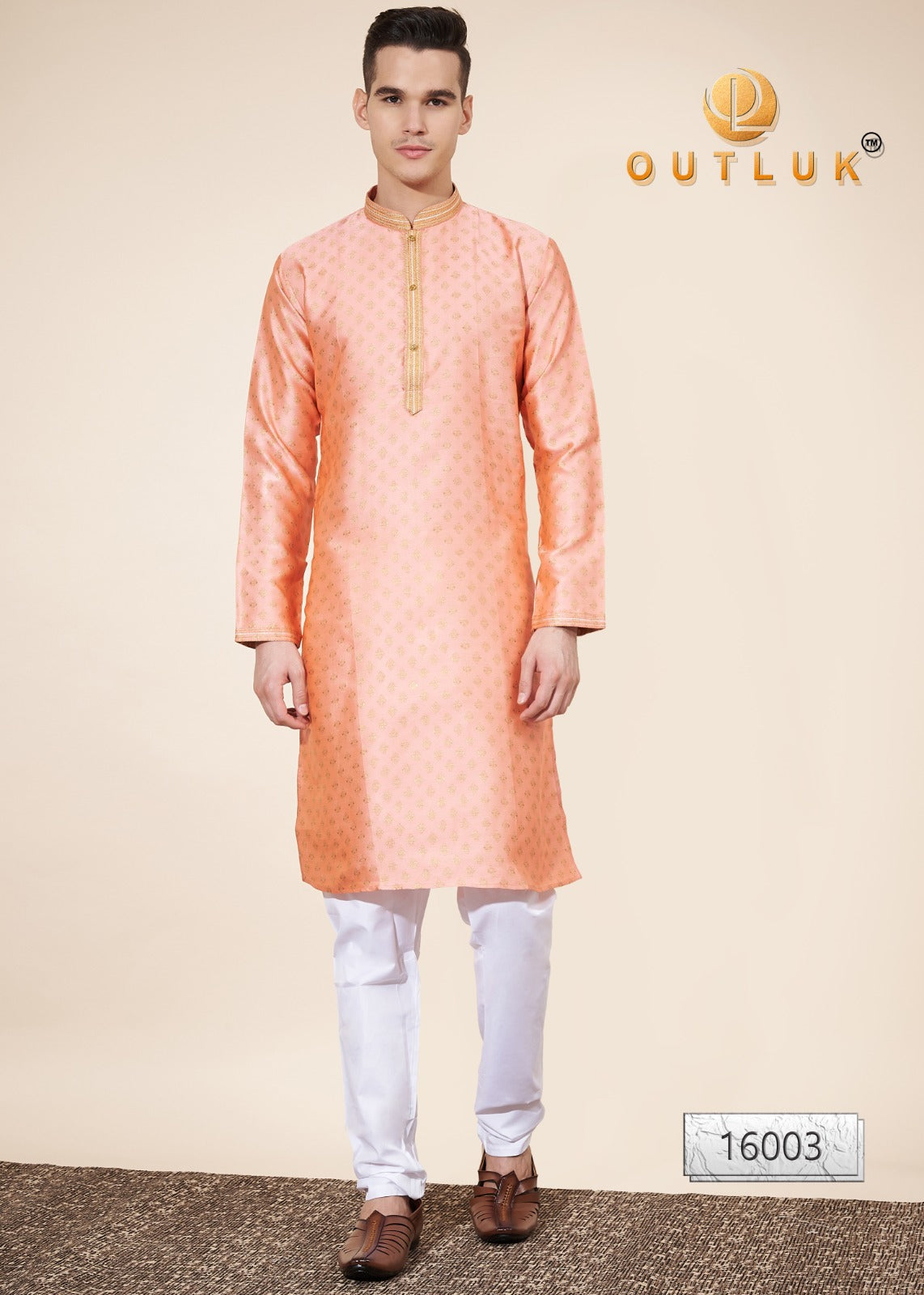 16003 Wedding Collection Vol 16 Outluk Mens Kurta Pyjama