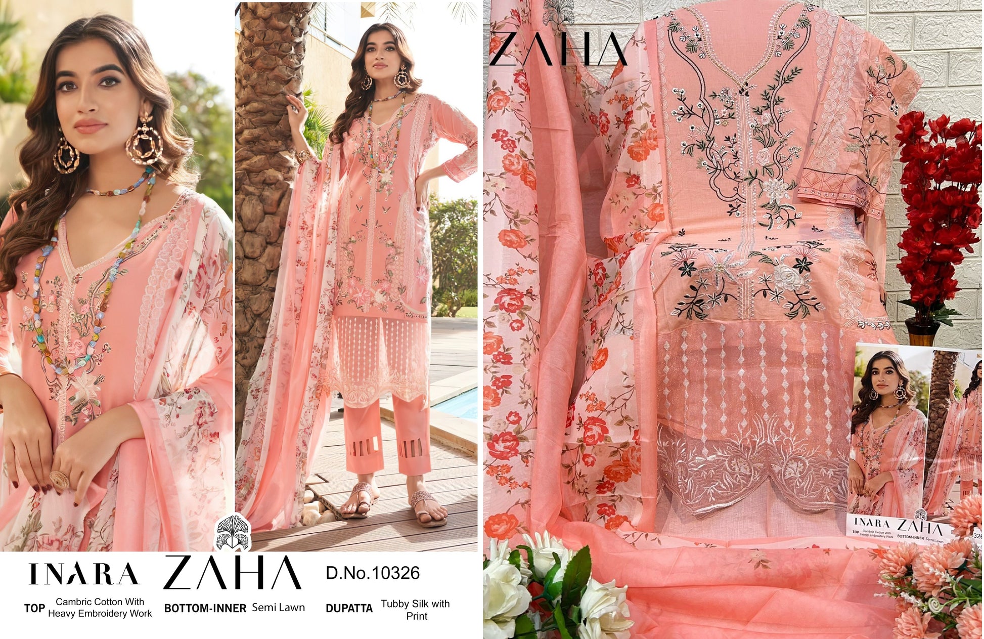 10326 Inara Vol 1 Zaha Pakistani Salwar Suits