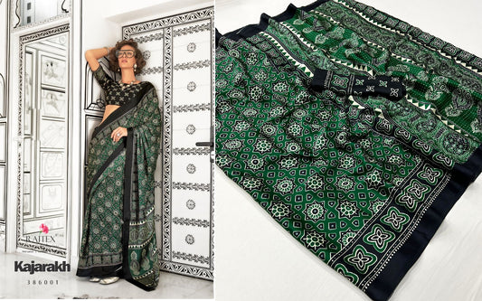 386001 Kajarakh Rajtex Sarees