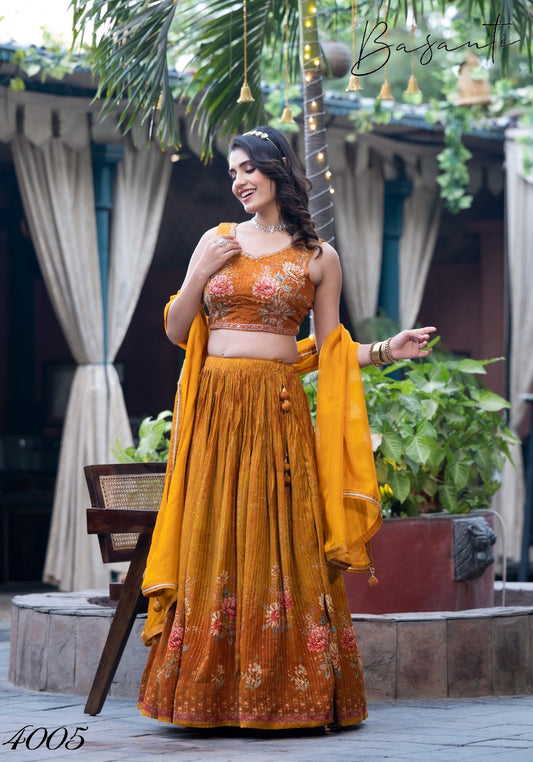 4005 Vol 4 Basanti Readymade Lehenga Choli