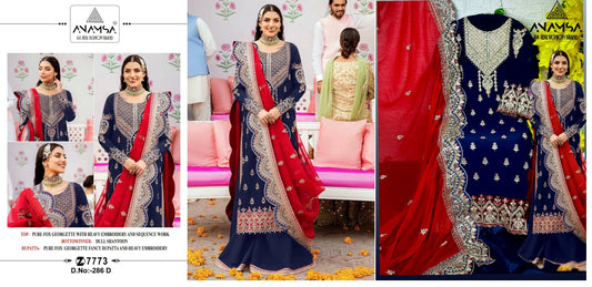 286D Anamsa Pakistani Salwar Suits