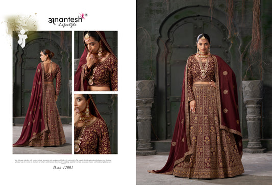 12001 Nikaah The Wedding Vibes Vol 1 Anantesh Readymade Lehenga Choli