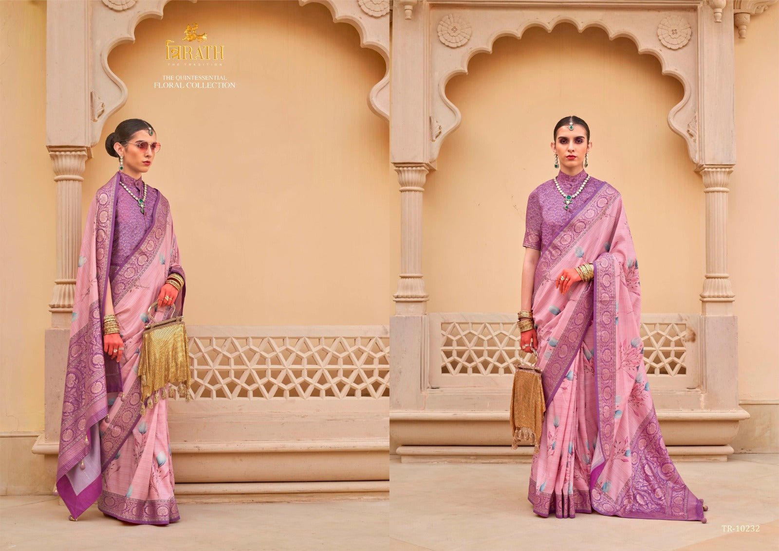 10232 Pushpvatika Trirath Sarees