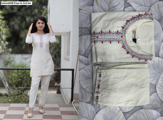 Cotton2408 Priya Co Ord Set