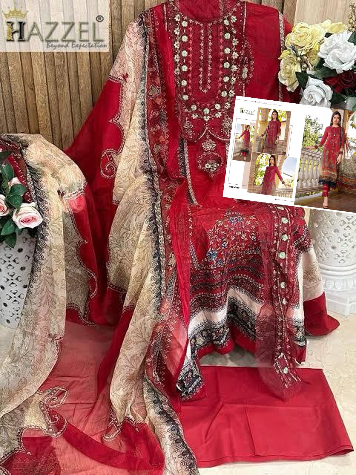 361 Hazzel Pure Cotton Pakistani Salwar Suits
