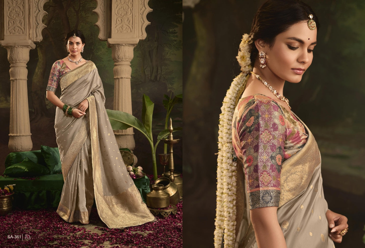 361 Raas Kimora Sindhuri Dola Silk Sarees