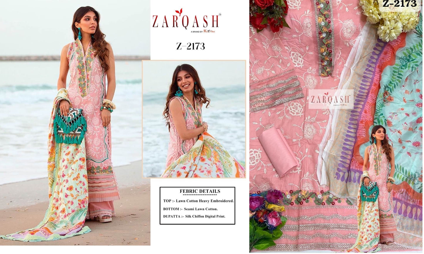 2173 Zarqash Pakistani Salwar Suits