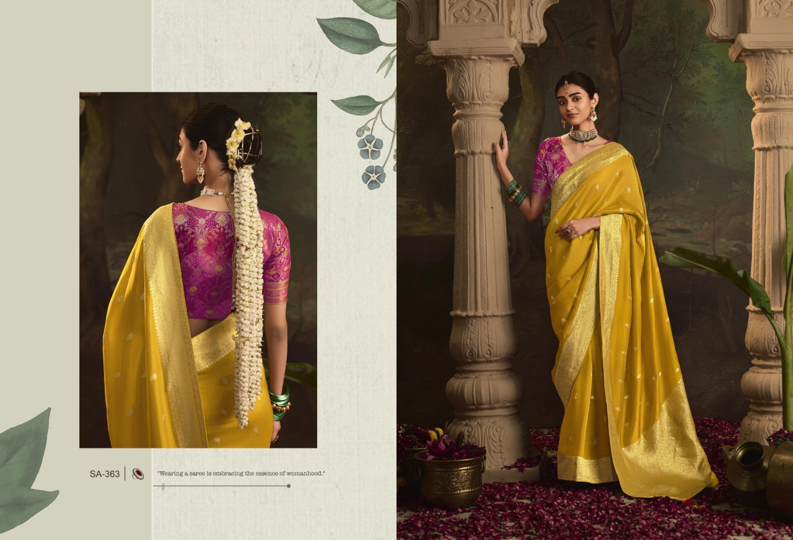 363 Raas Kimora Sindhuri Dola Silk Sarees
