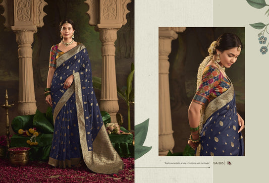 365 Raas Kimora Sindhuri Dola Silk Sarees