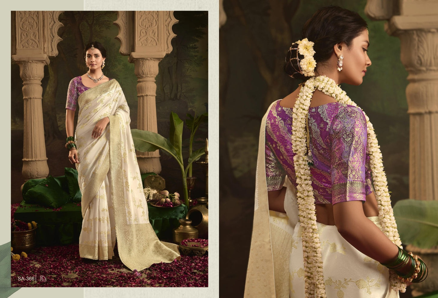 366 Raas Kimora Sindhuri Dola Silk Sarees