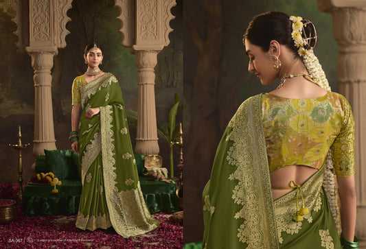367 Raas Kimora Sindhuri Dola Silk Sarees