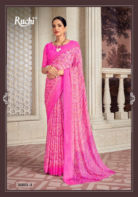 36801A Star Vol 173 Ruchi Chiffon Sarees